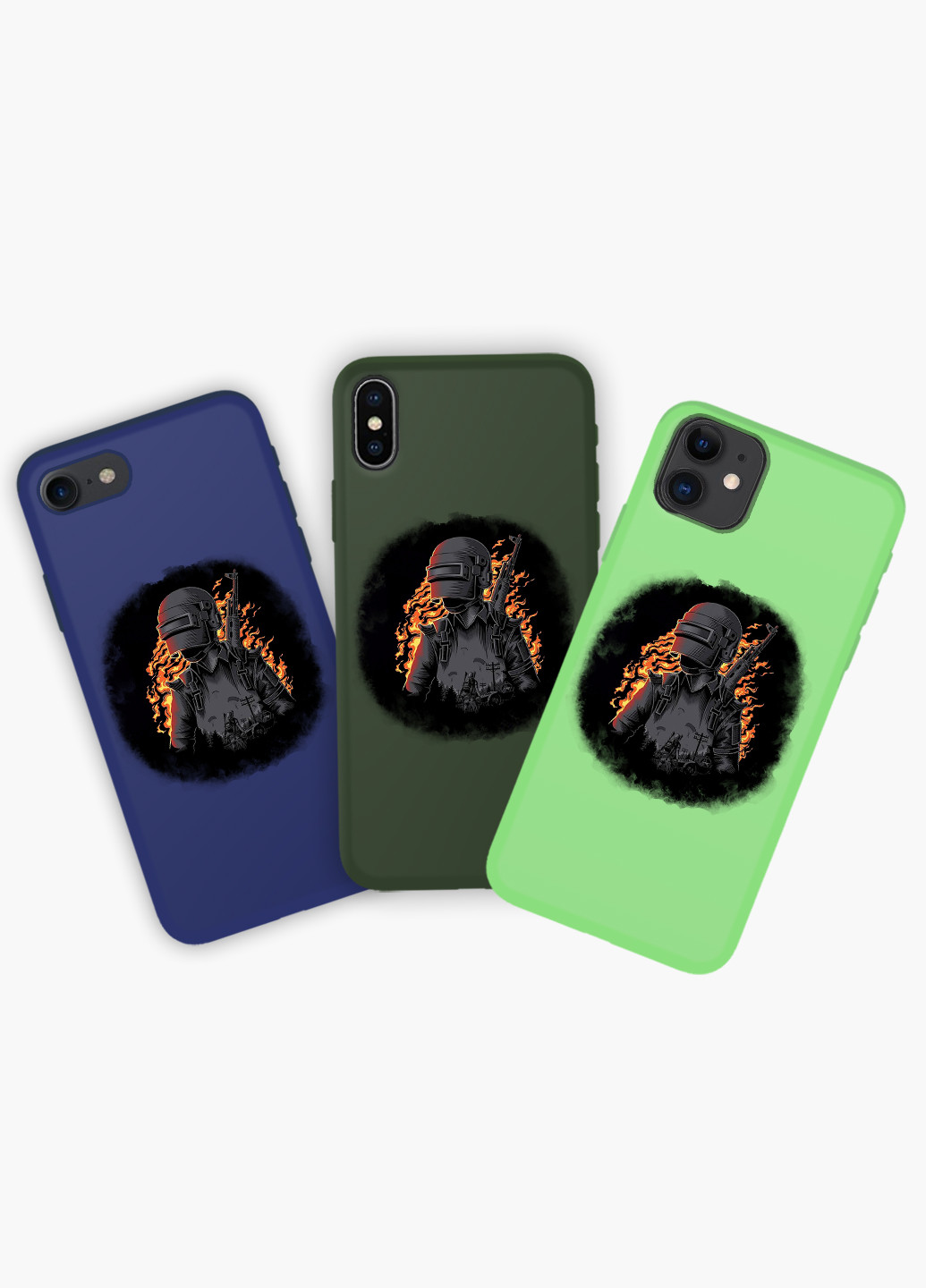 Чохол силіконовий Apple Iphone Xs Пубг Пабг (Pubg) (8938-1183) MobiPrint (219333593)