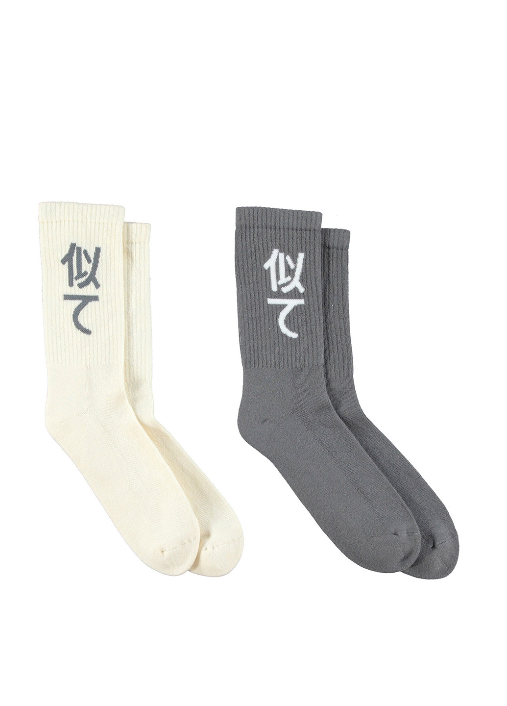 Комбинированные носки (2 пары) UNITED4 надписи (329059801)