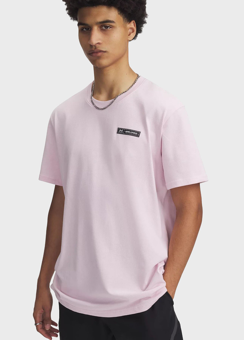 Светло-розовая футболка Under Armour