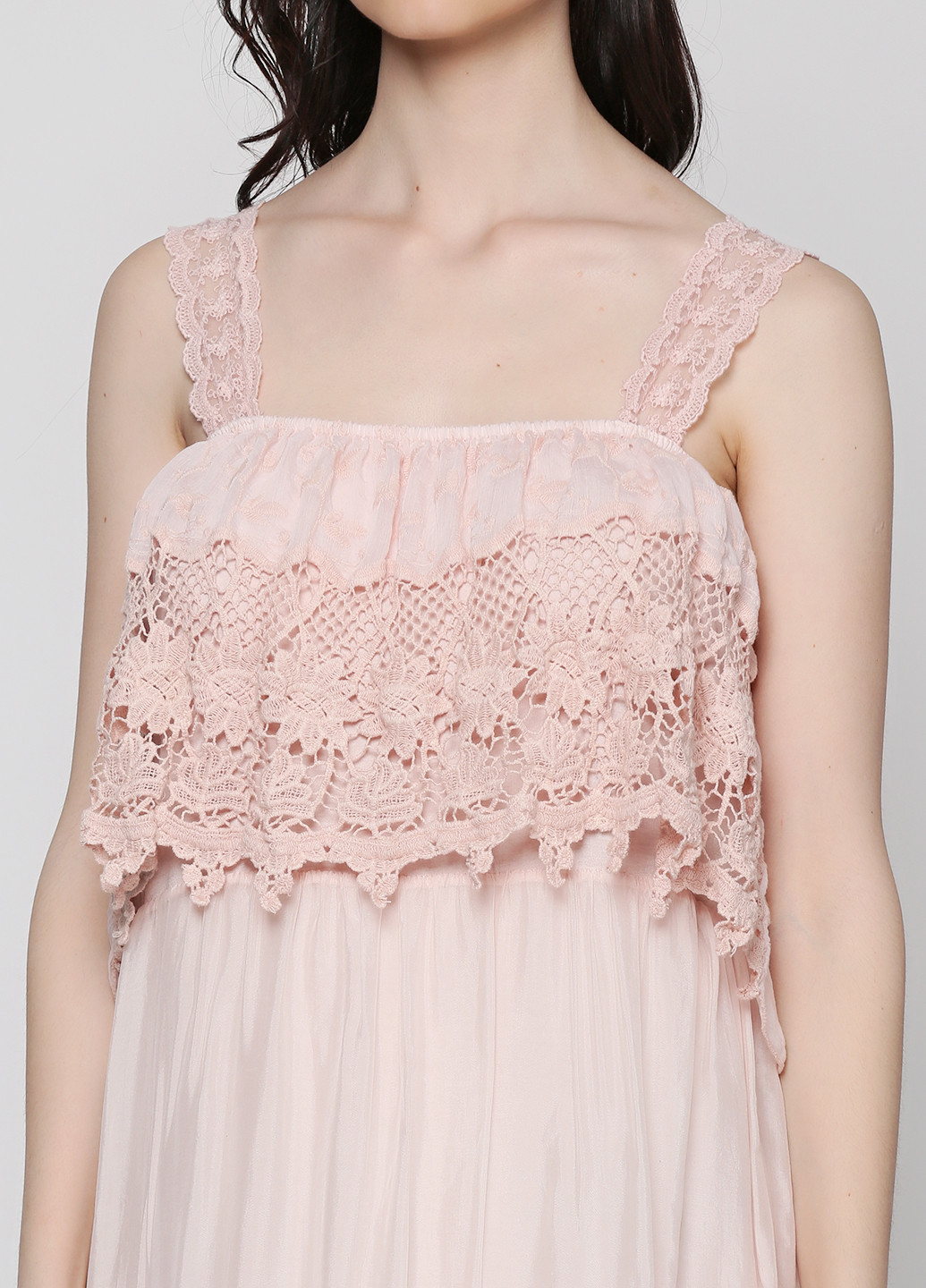 Светло-розовое кэжуал платье Melissa