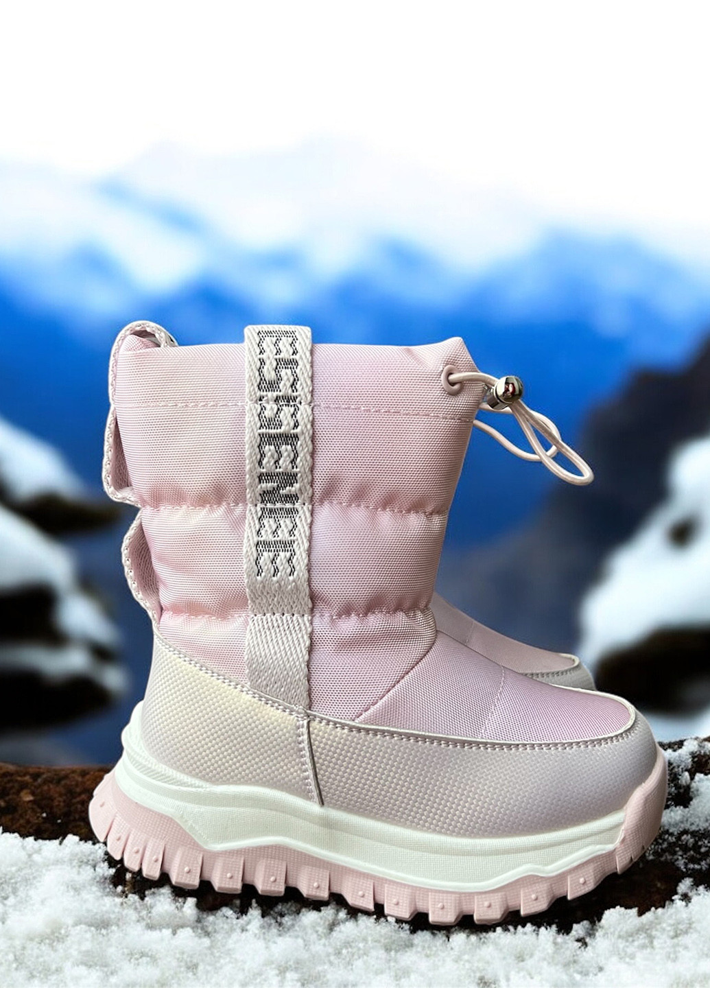 Розовые дутики Tom.M на молнии