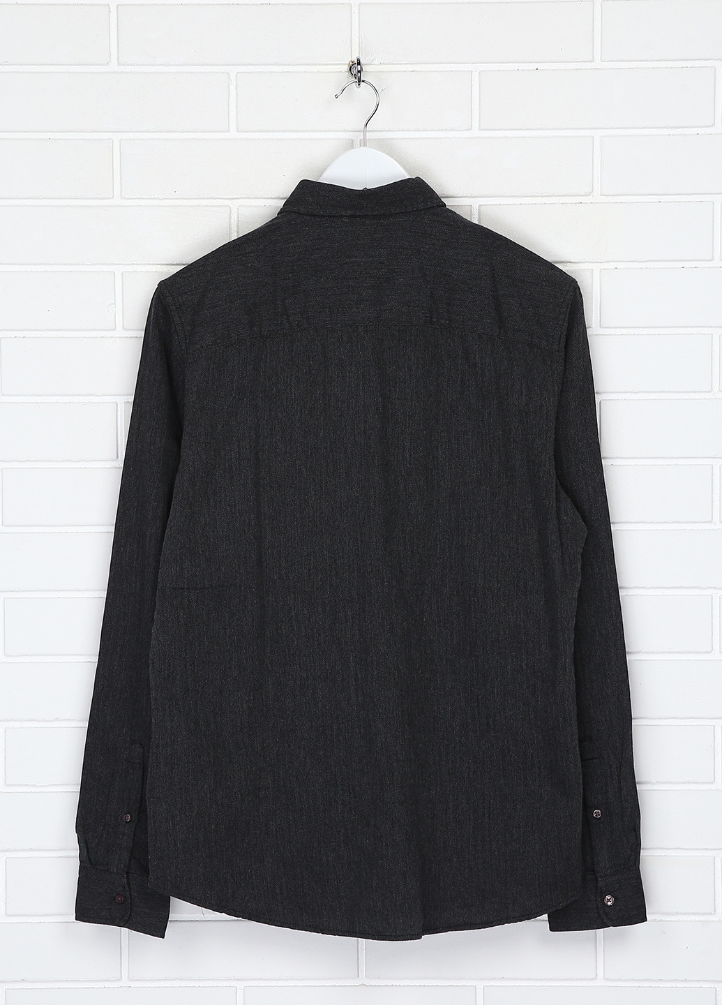 Темно-серая кэжуал рубашка с абстрактным узором Kiabi