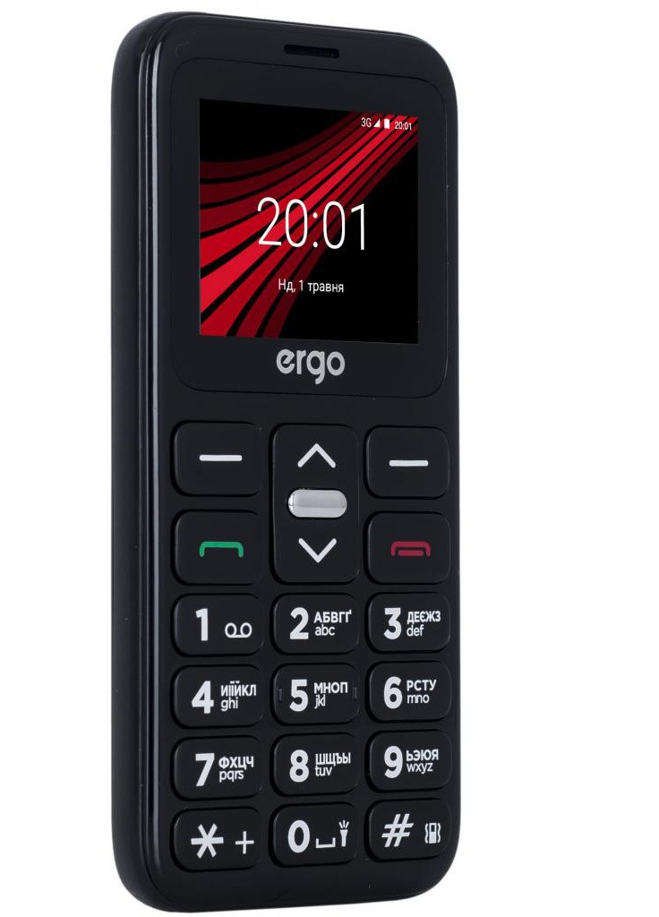 Мобільний телефон Ergo f186 solace black (250109532)