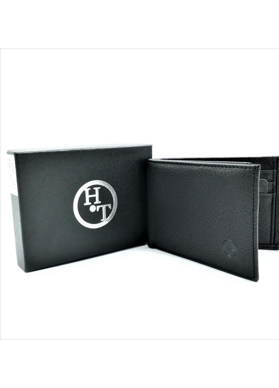 Чоловічий шкіряний гаманець-зажим 11 х 8 х 2,5 см Чорний wtro-168-24A Weatro (253696103)