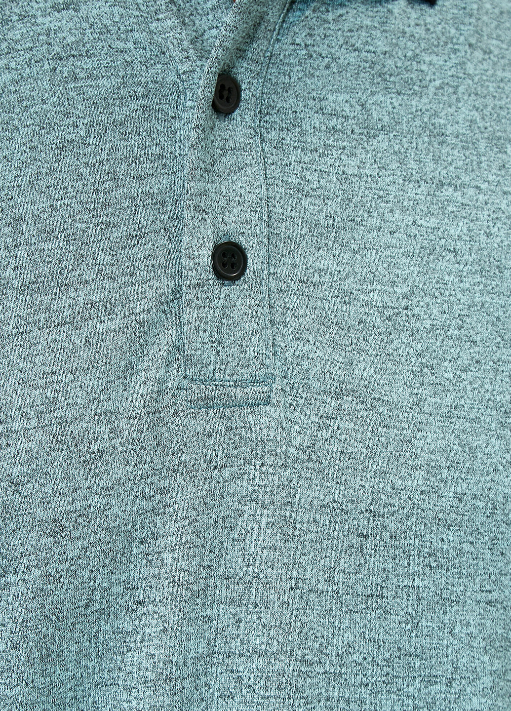 Мятная футболка-поло для мужчин KOTON меланжевая