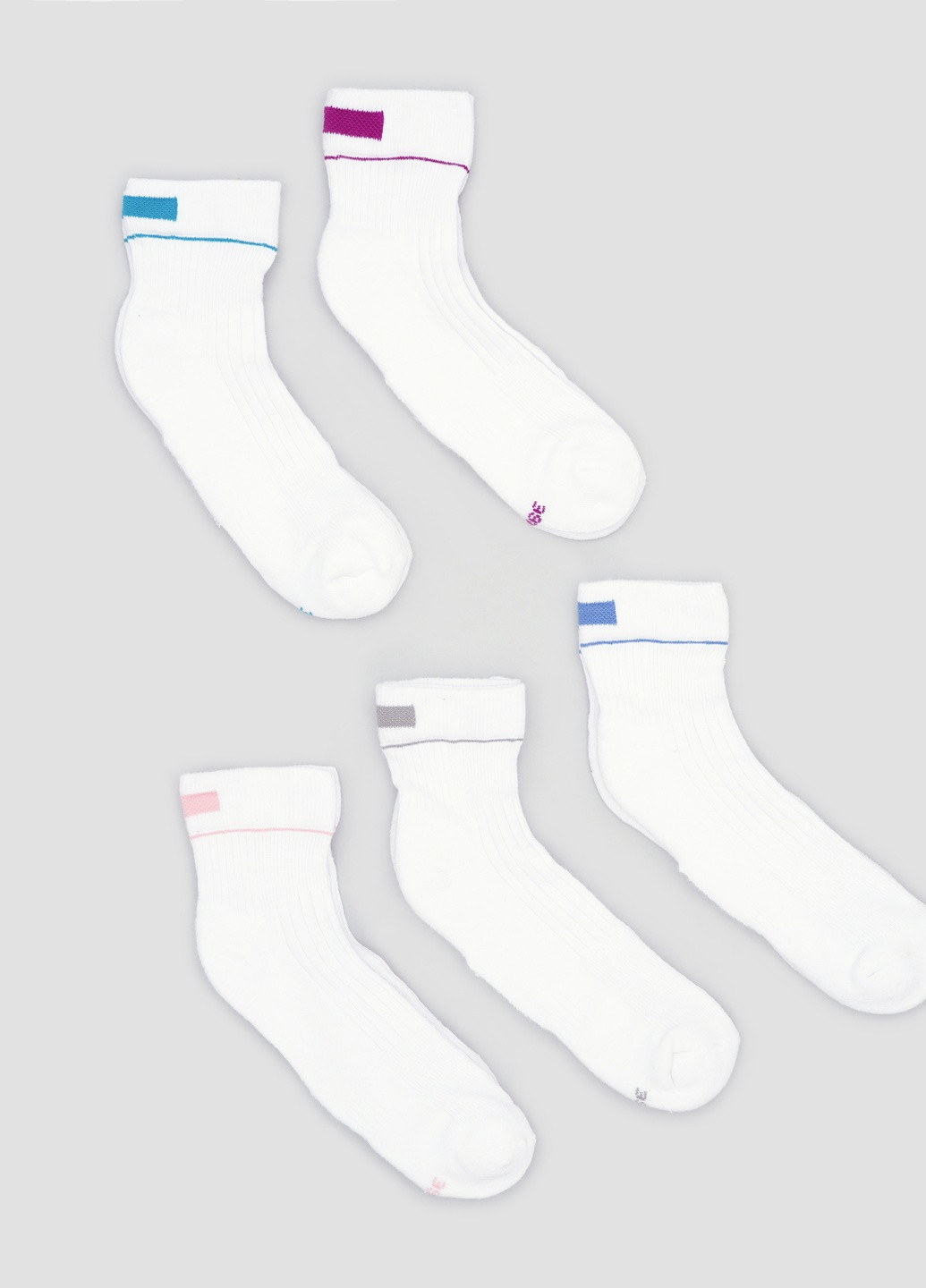 Шкарпетки (5 пар) C&A однотонні білі повсякденні