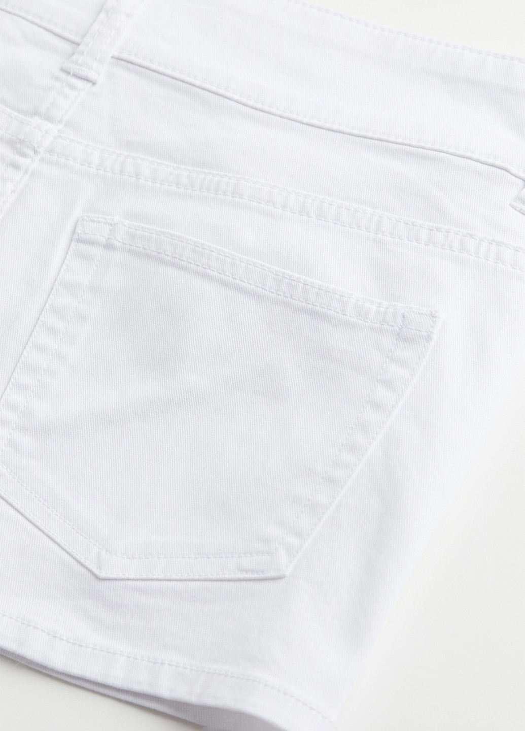 Белая откровенный однотонная юбка H&M карго