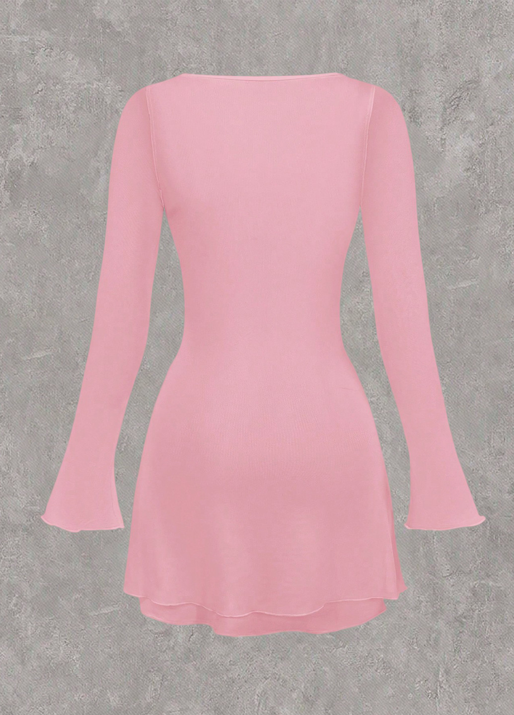 Світло-рожева кежуал сукня а-силует SHEIN однотонна