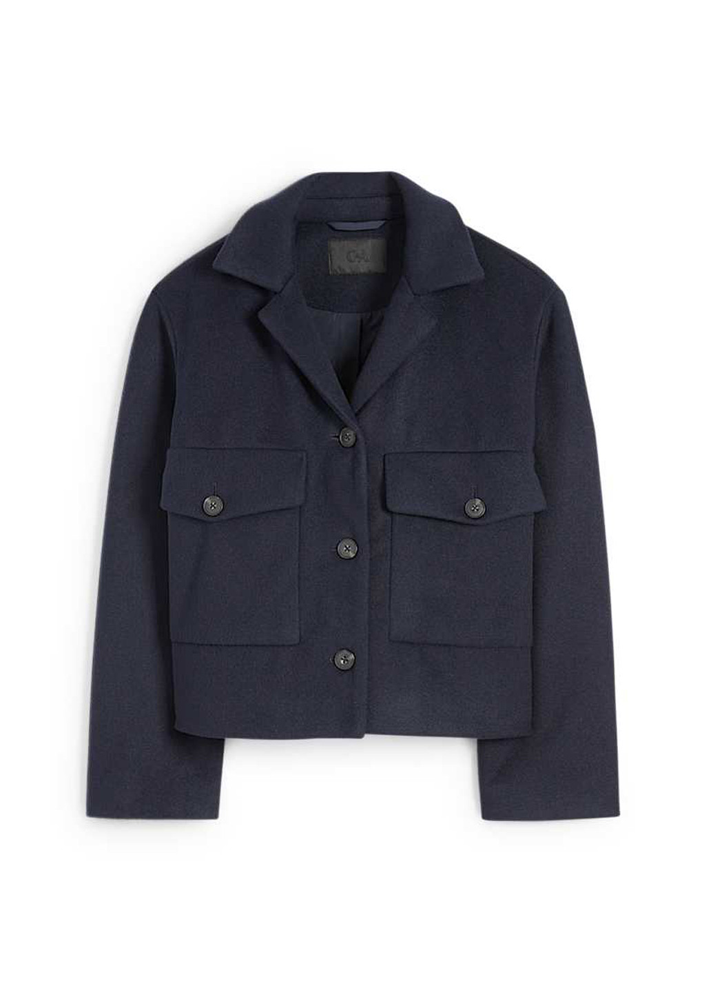 Темно-синя демісезонна куртка C&A