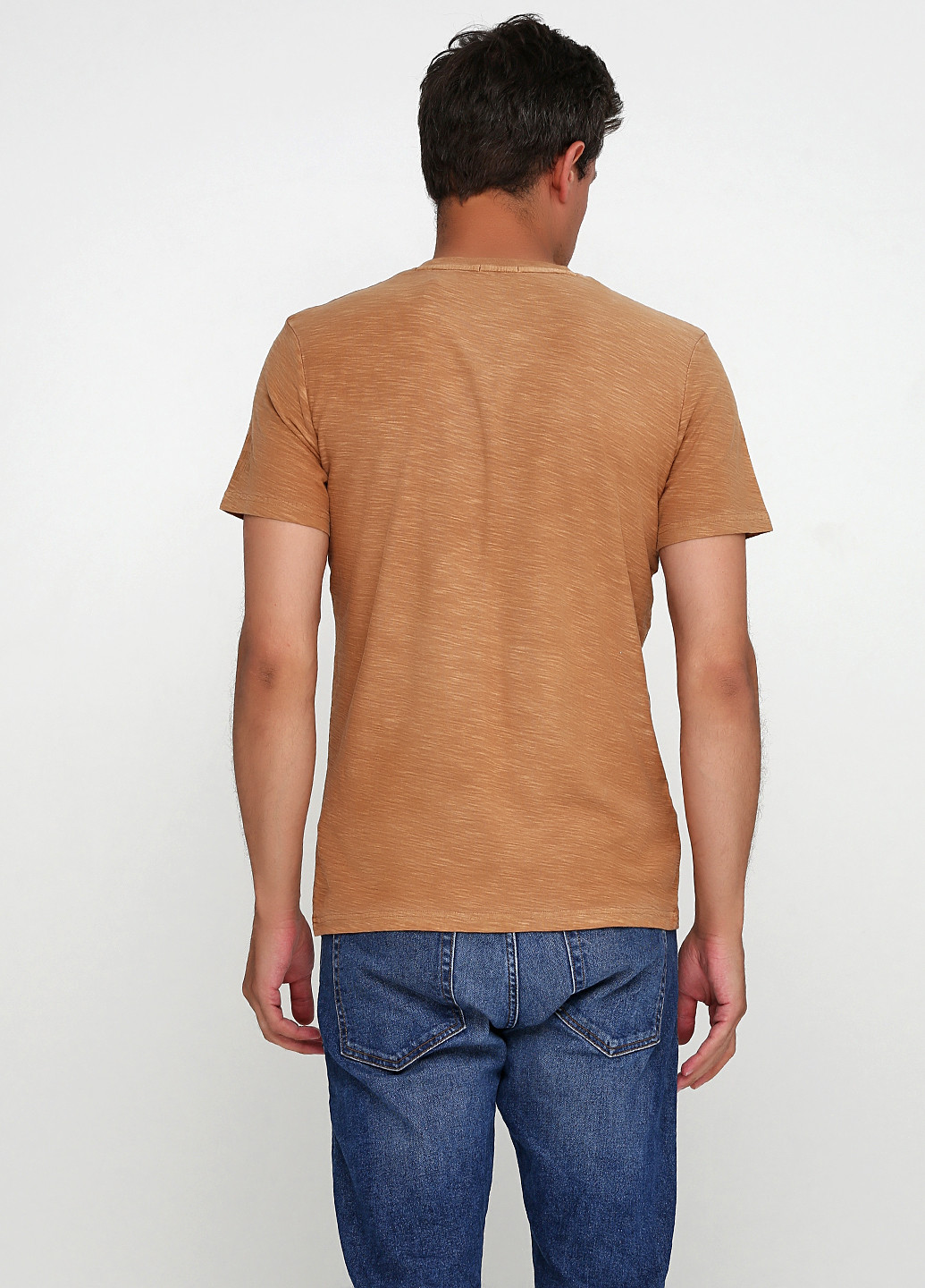 Светло-коричневая футболка Tom Tailor