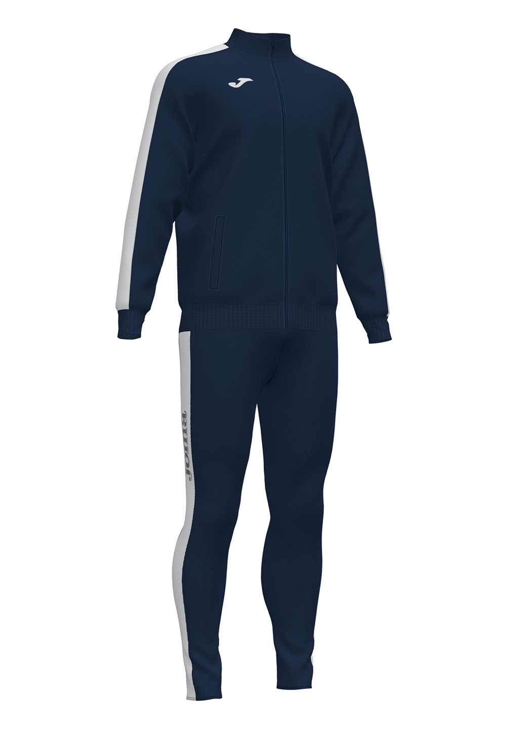 Темно-синий демисезонный костюм (кофта, брюки) брючный Joma