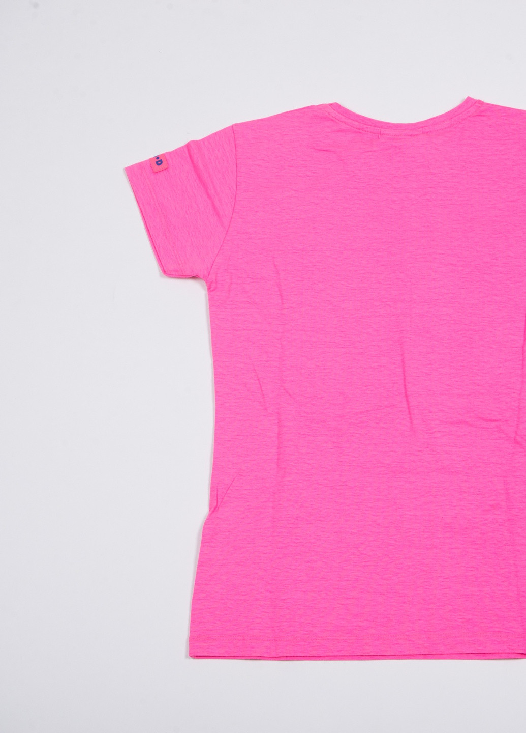 Кислотно-розовая летняя футболка TOM DU