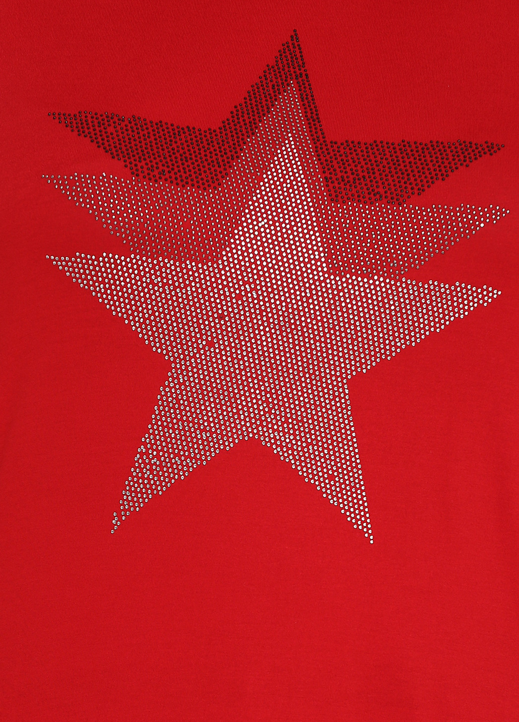 Красная летняя футболка Miss Love
