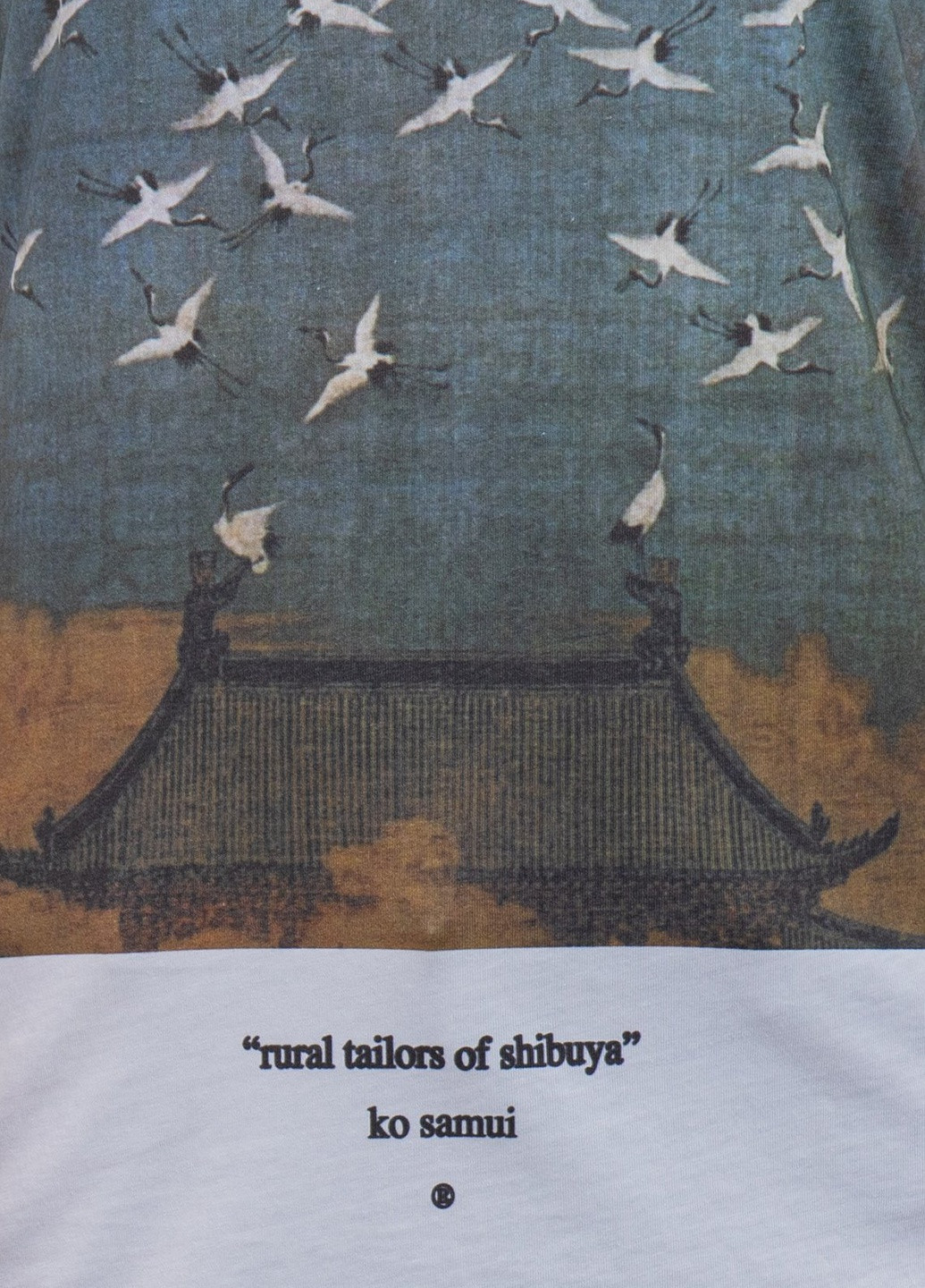 Біла футболка з принтом Ko Samui - (250382482)