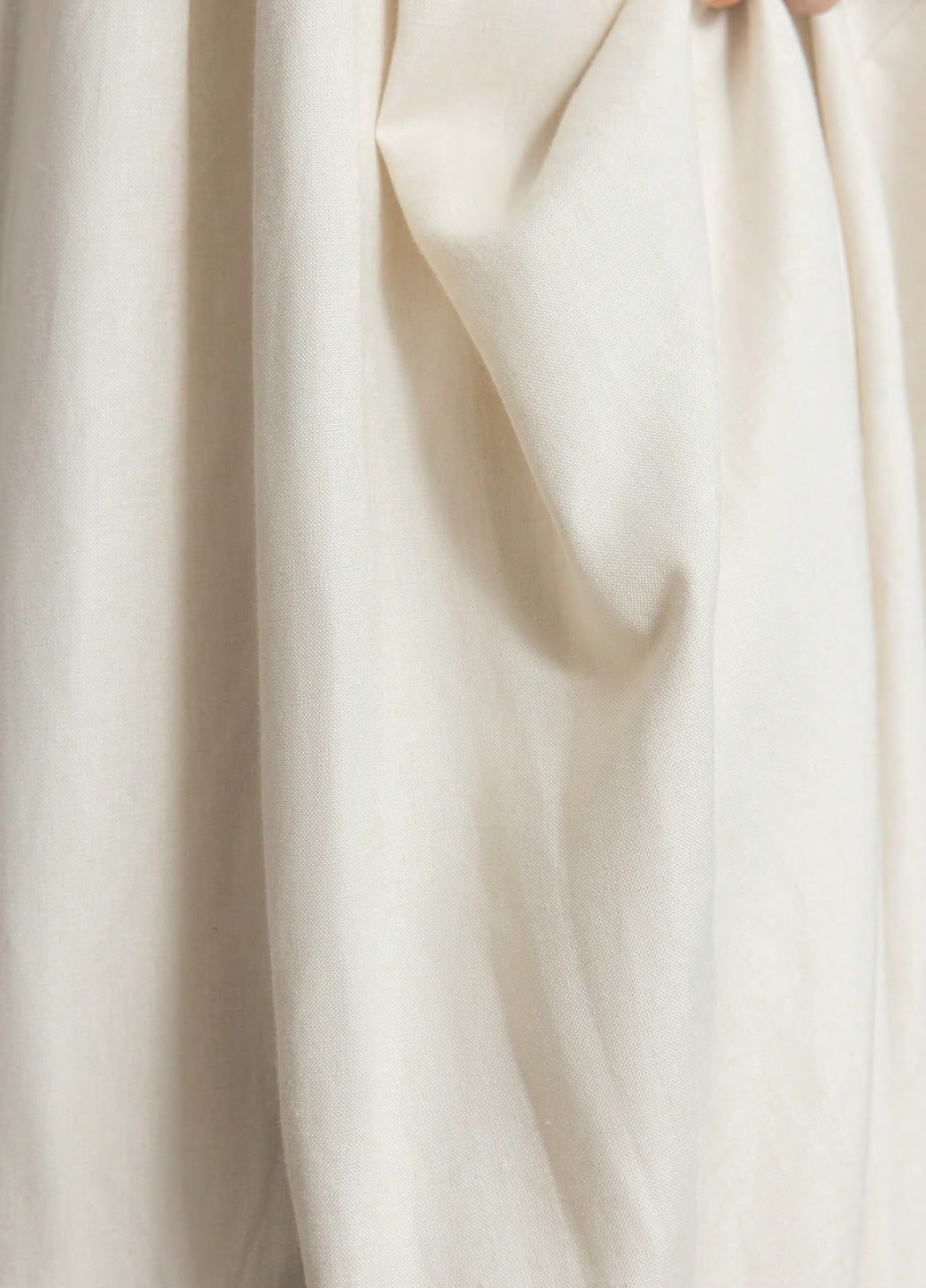 Молочное кэжуал платье а-силуэт, в стиле ампир SHEIN однотонное