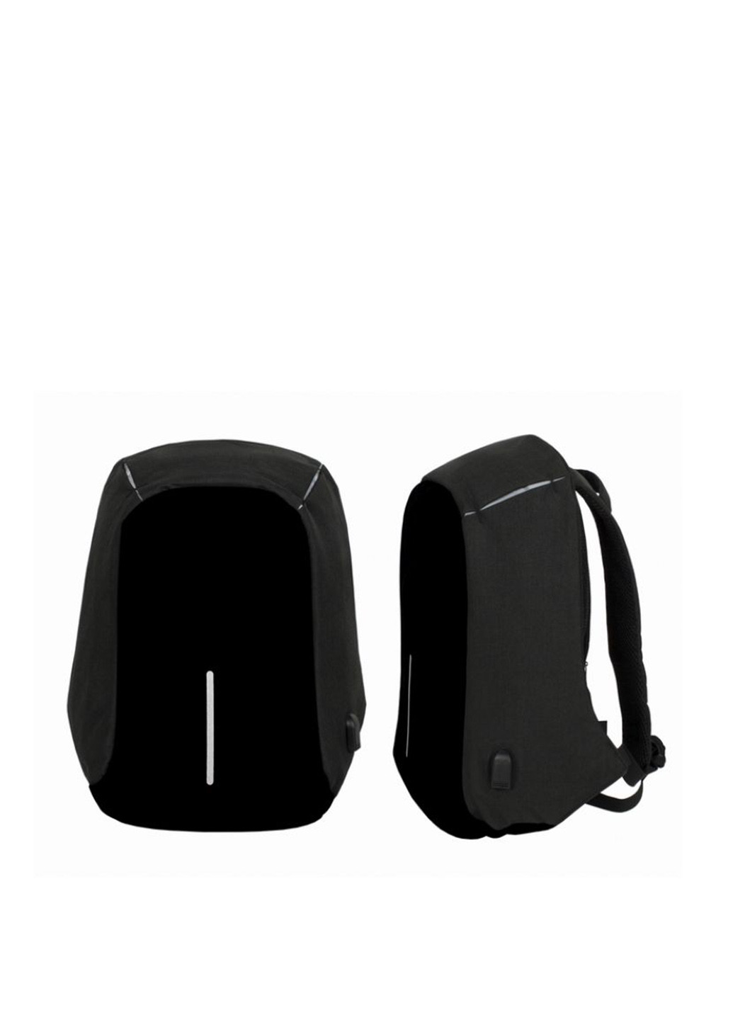 Рюкзак Dasfour USB, 45х30х16,5 см Forus однотонний чорний