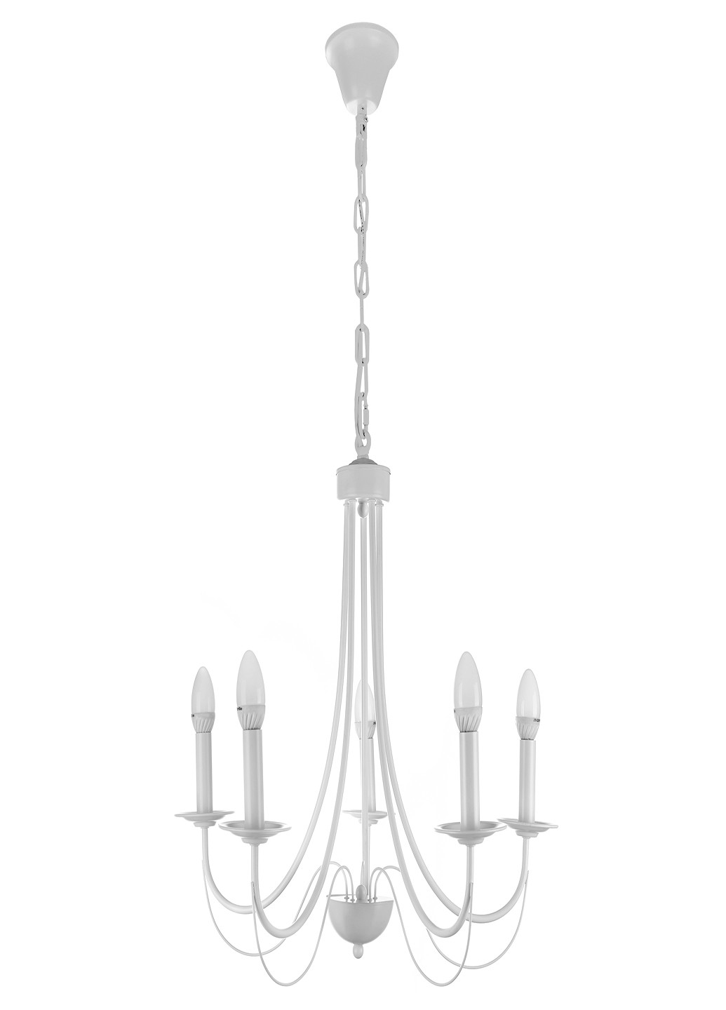 Люстра подвесная свеча BKL-590S/5 E14 WH Brille (220133456)