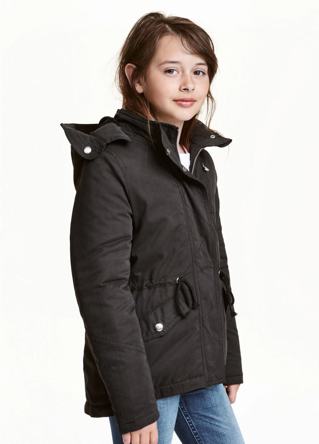 Чорна куртка демісезон,чорний, H&M