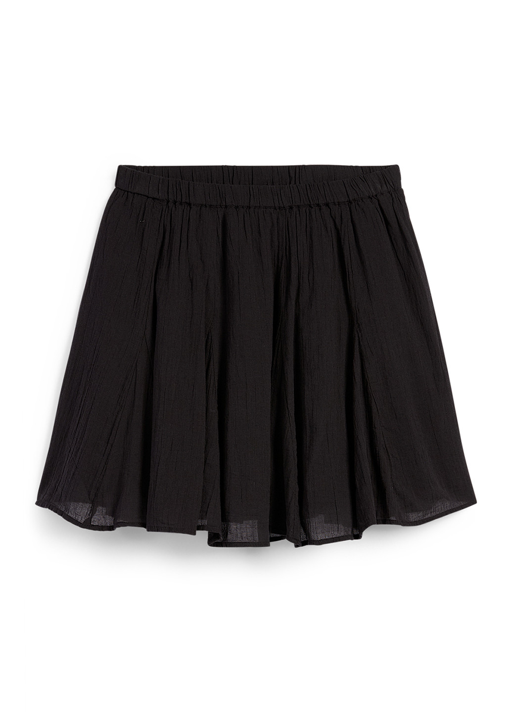 Черная кэжуал однотонная юбка C&A клешированная