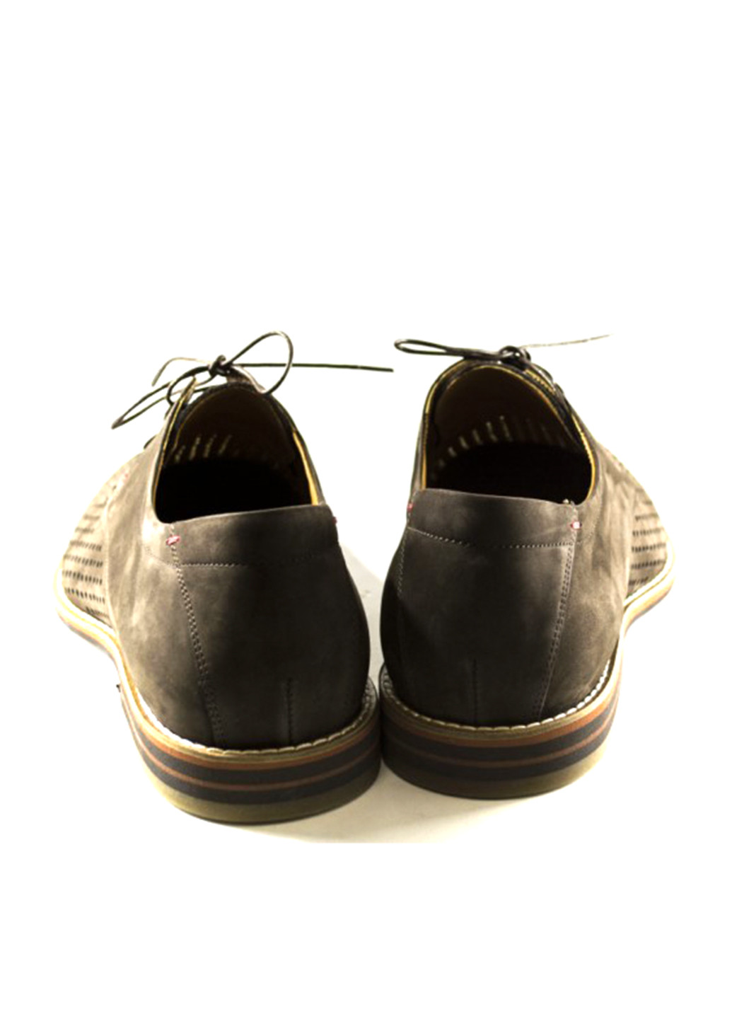 Коричневые кэжуал туфли Стептер на шнурках