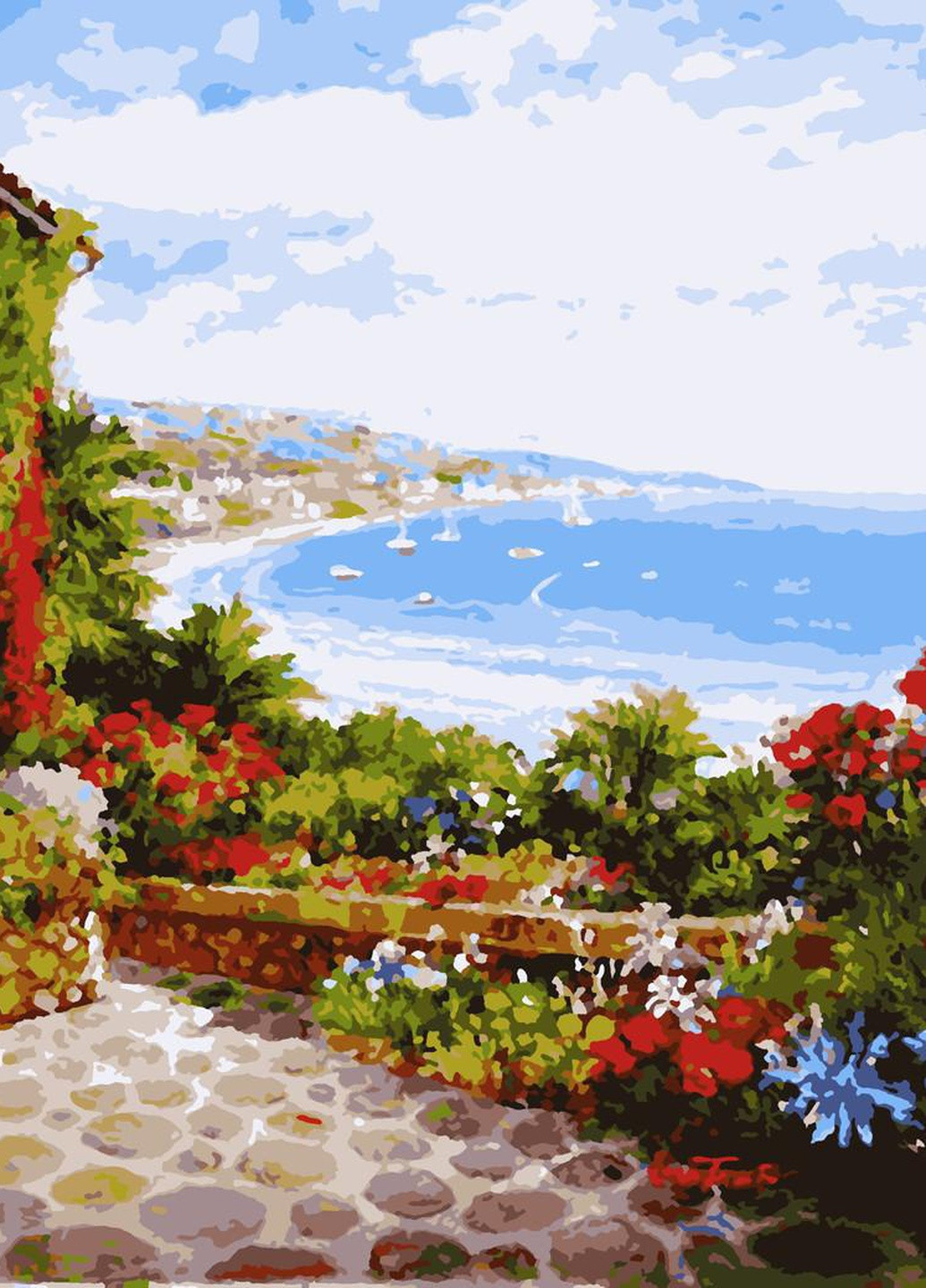 Картин по номерам "Солнечная Ривьера" 40*50см No Brand (254584111)