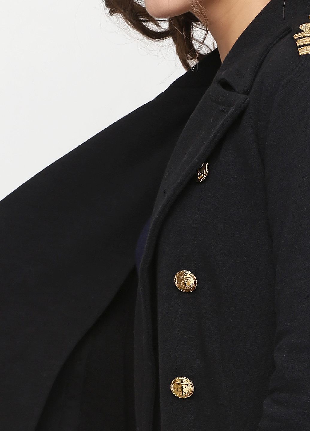 Черное демисезонное Пальто Ralph Lauren