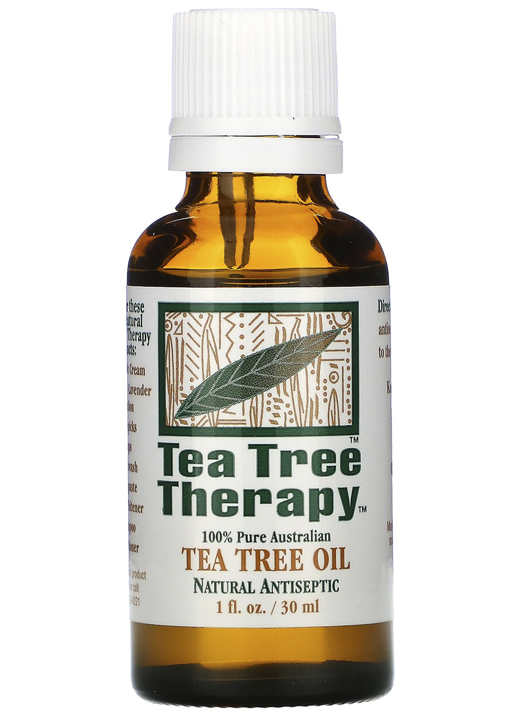 Масло чайного дерева 100% органічне, 30 мл Tea Tree Therapy (243683153)