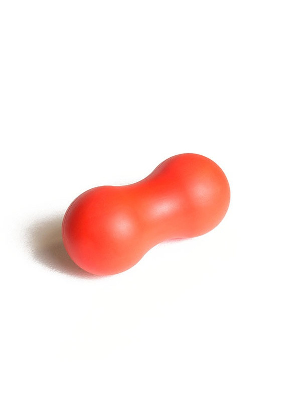 Массажный мячик двойной DuoBall 6.5 см х 13.8 см красный (каучук) для миофасциального релиза и самомассажа EasyFit (243205452)
