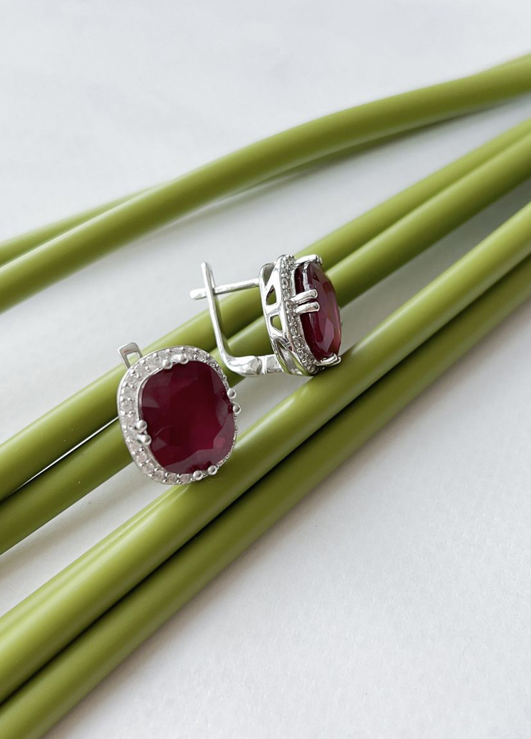 Сережки Silver Flame (276190946)