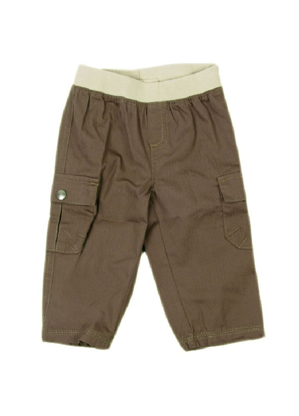 Бежевые кэжуал демисезонные брюки со средней талией Wojcik