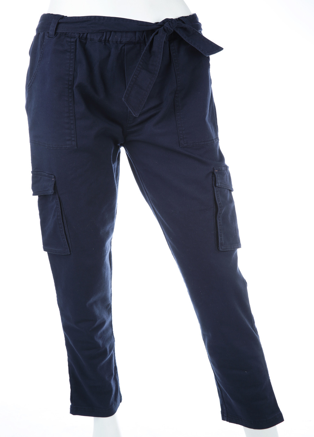 Синие кэжуал демисезонные зауженные брюки Boden