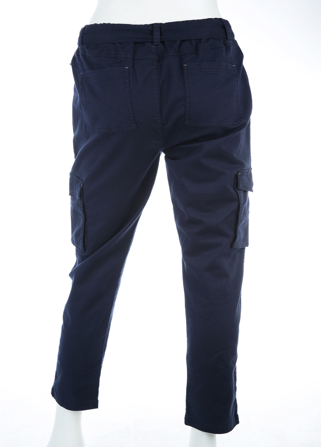 Синие кэжуал демисезонные зауженные брюки Boden