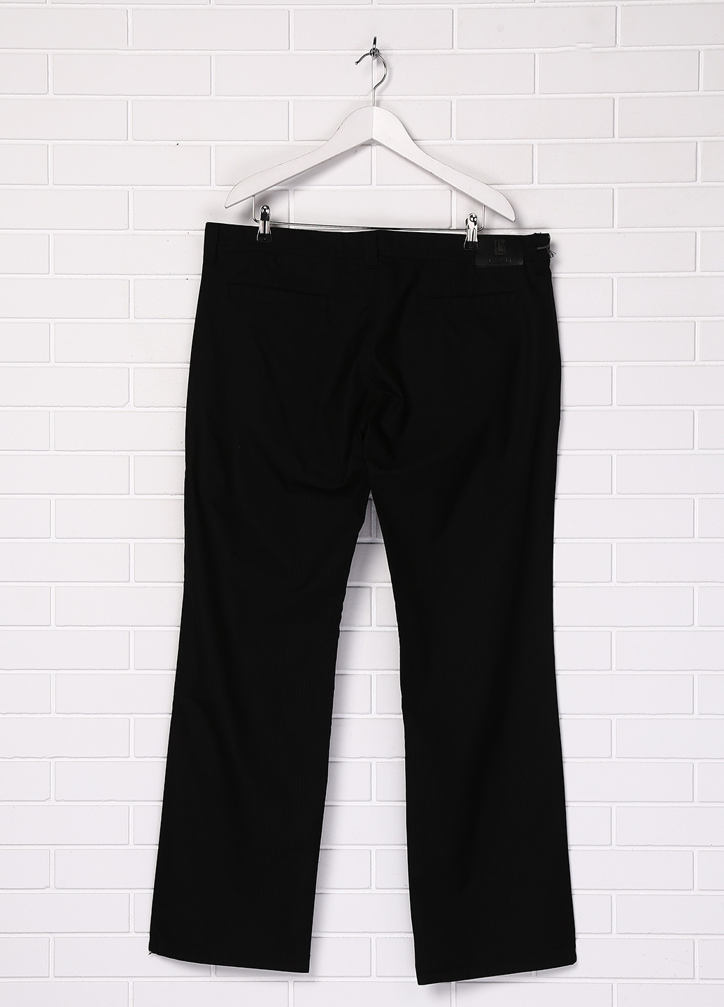 Черные классические демисезонные прямые брюки Karl Lagerfeld