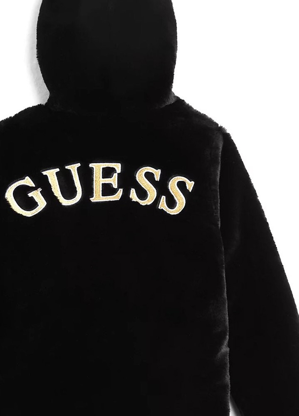 Черная зимняя куртка Guess
