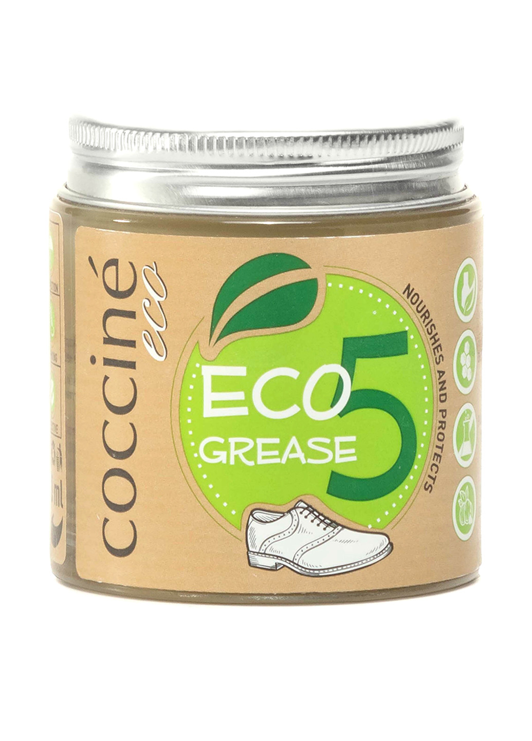 Крем-жир для взуття  ECO GREASE 5 Coccine бесцветный