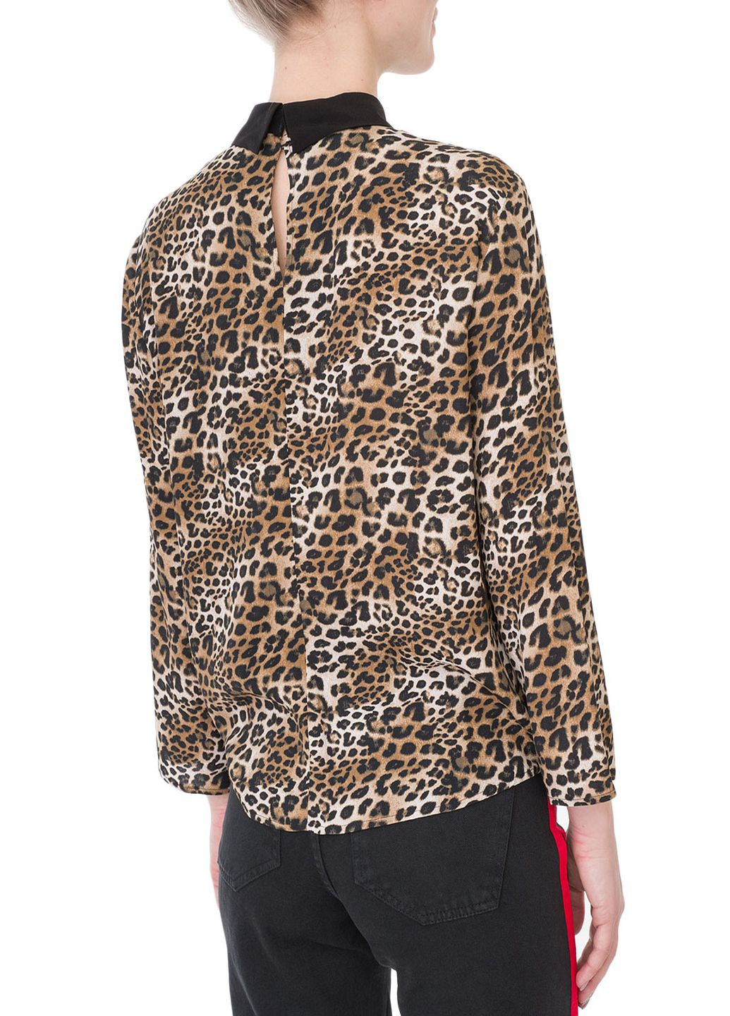 Комбінована блуза на запах Oui