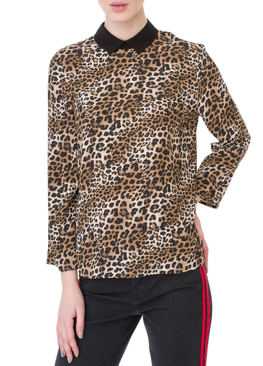 Комбінована блуза на запах Oui