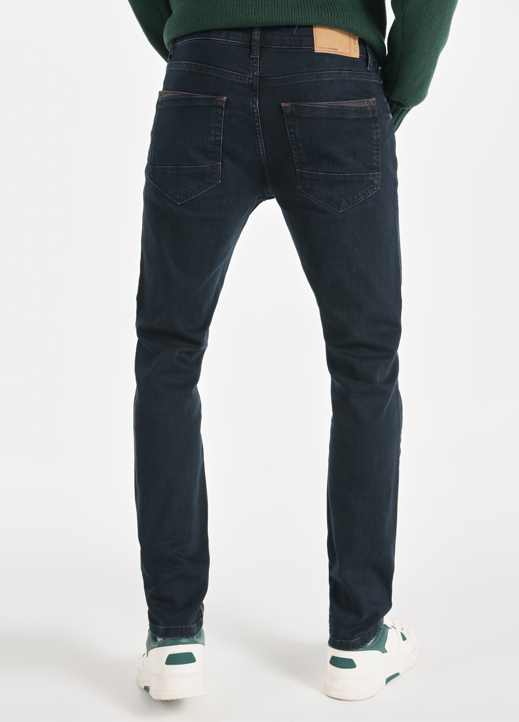Темно-синие демисезонные регюлар фит джинсы Colin's