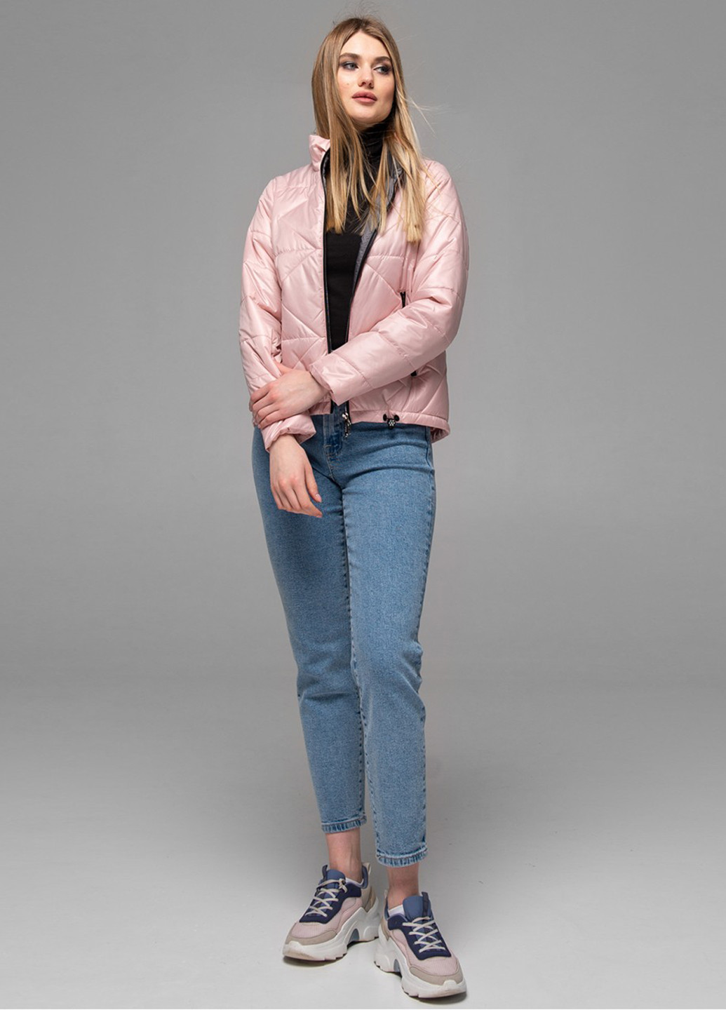 Розовая демисезонная куртка KTL&Kattaleya