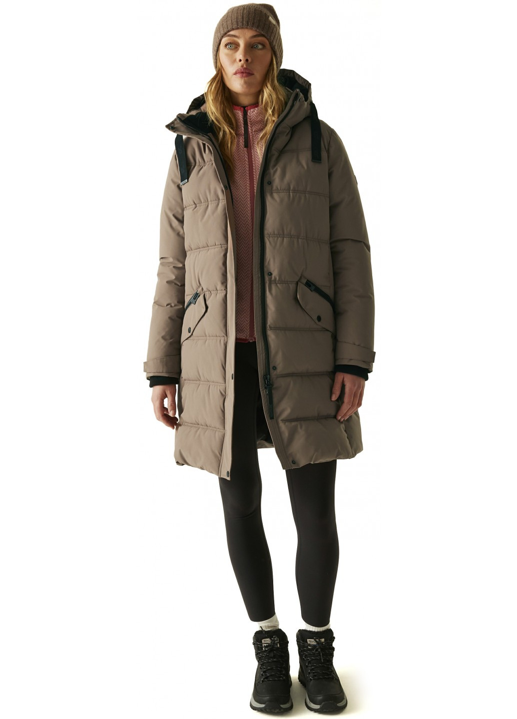 Коричнева зимня куртка куртка-пальто Regatta Eryn