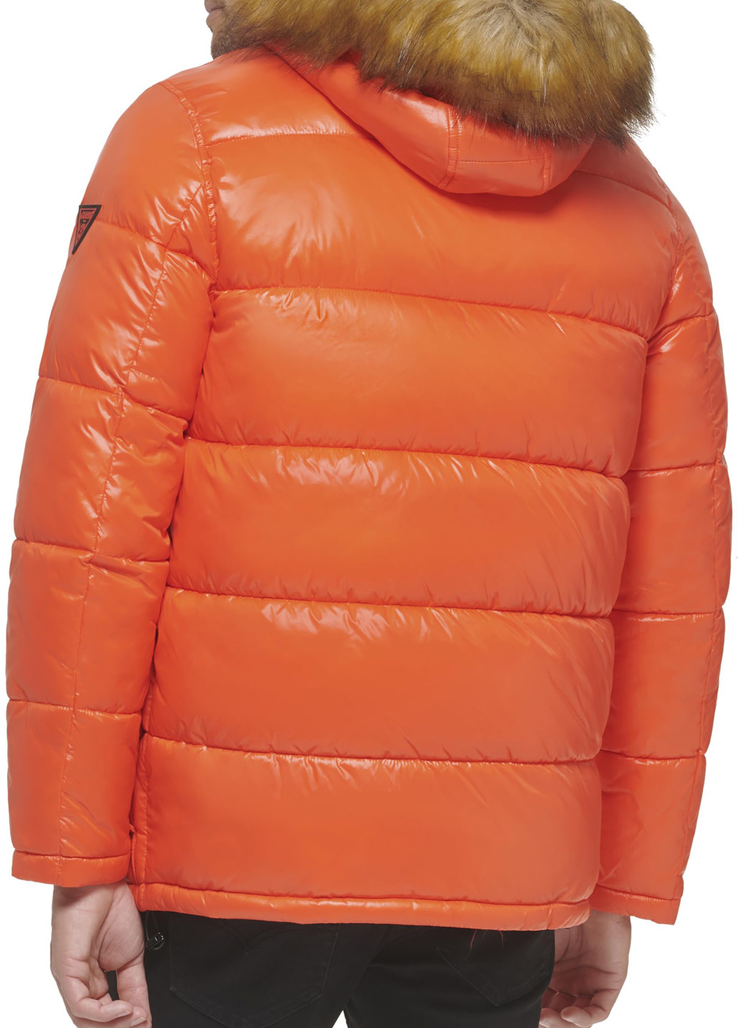 Оранжевая демисезонная куртка Guess