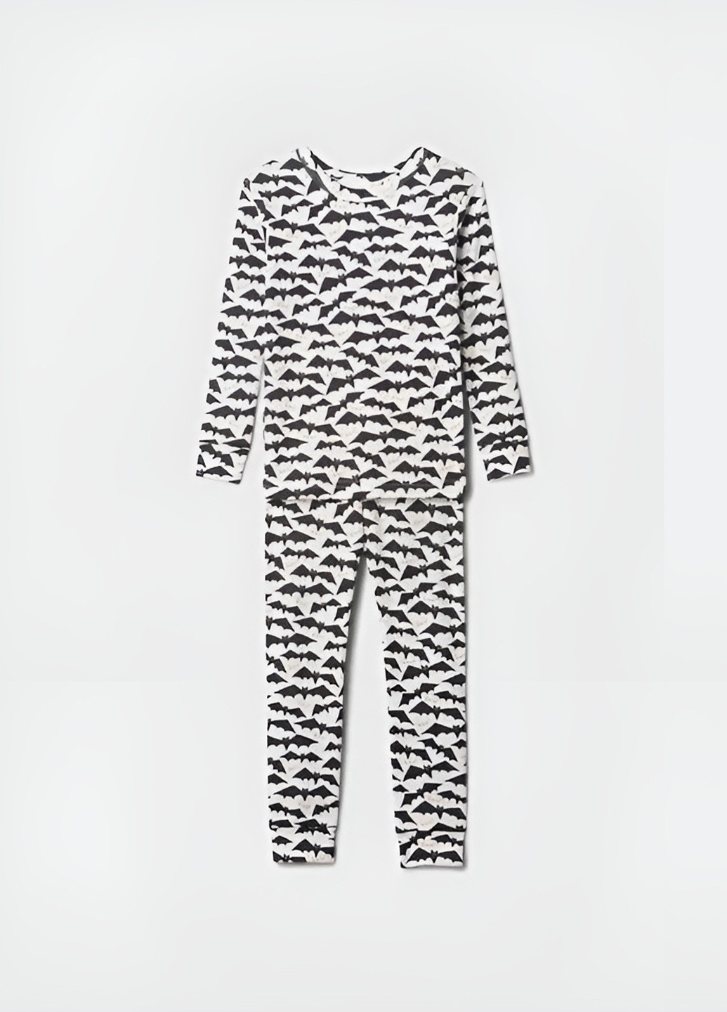 Белая всесезон пижама (лонгслив, брюки) лонгслив + брюки Gap