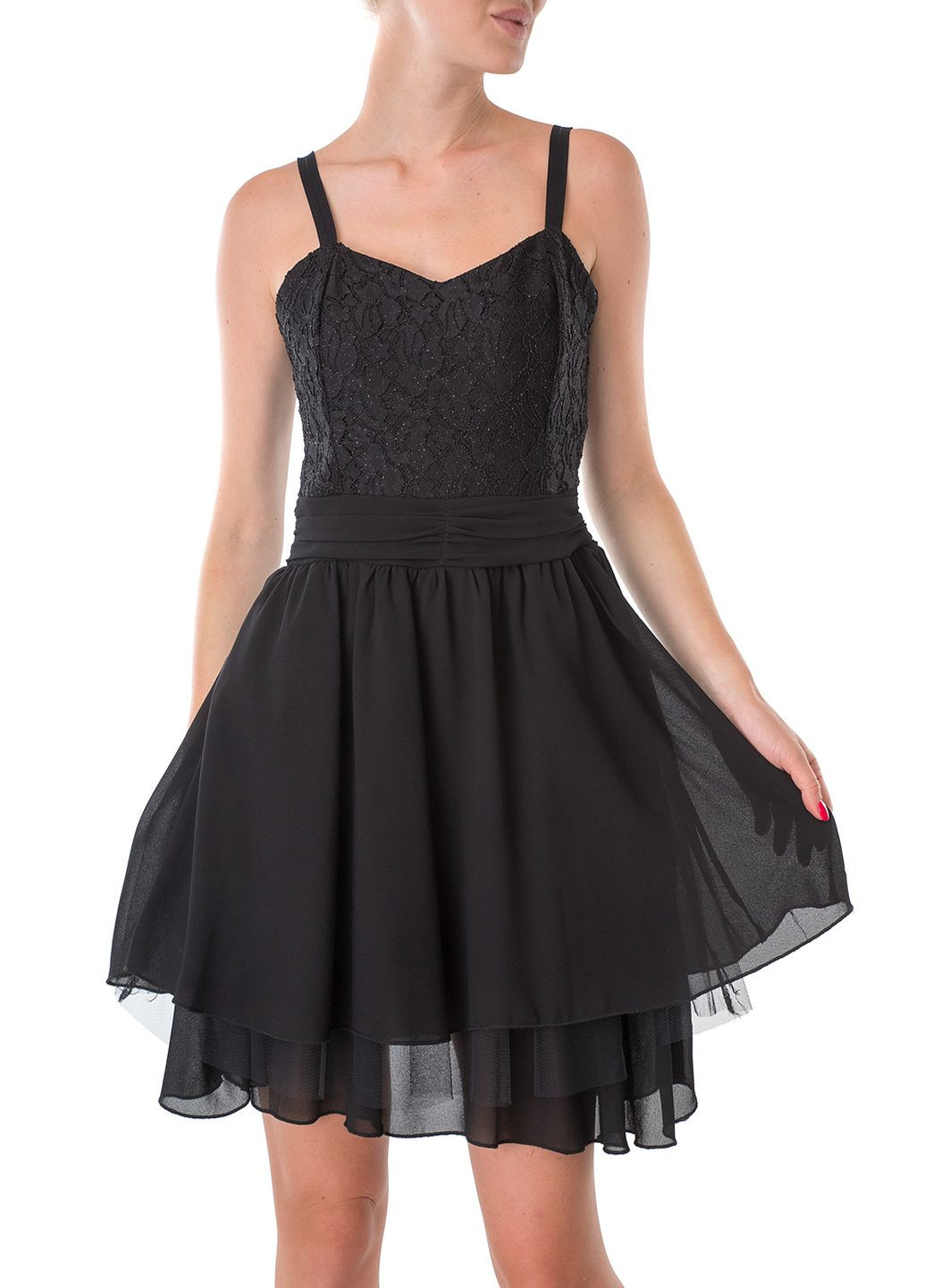 Чорна коктейльна плаття, сукня Miss Miss однотонна