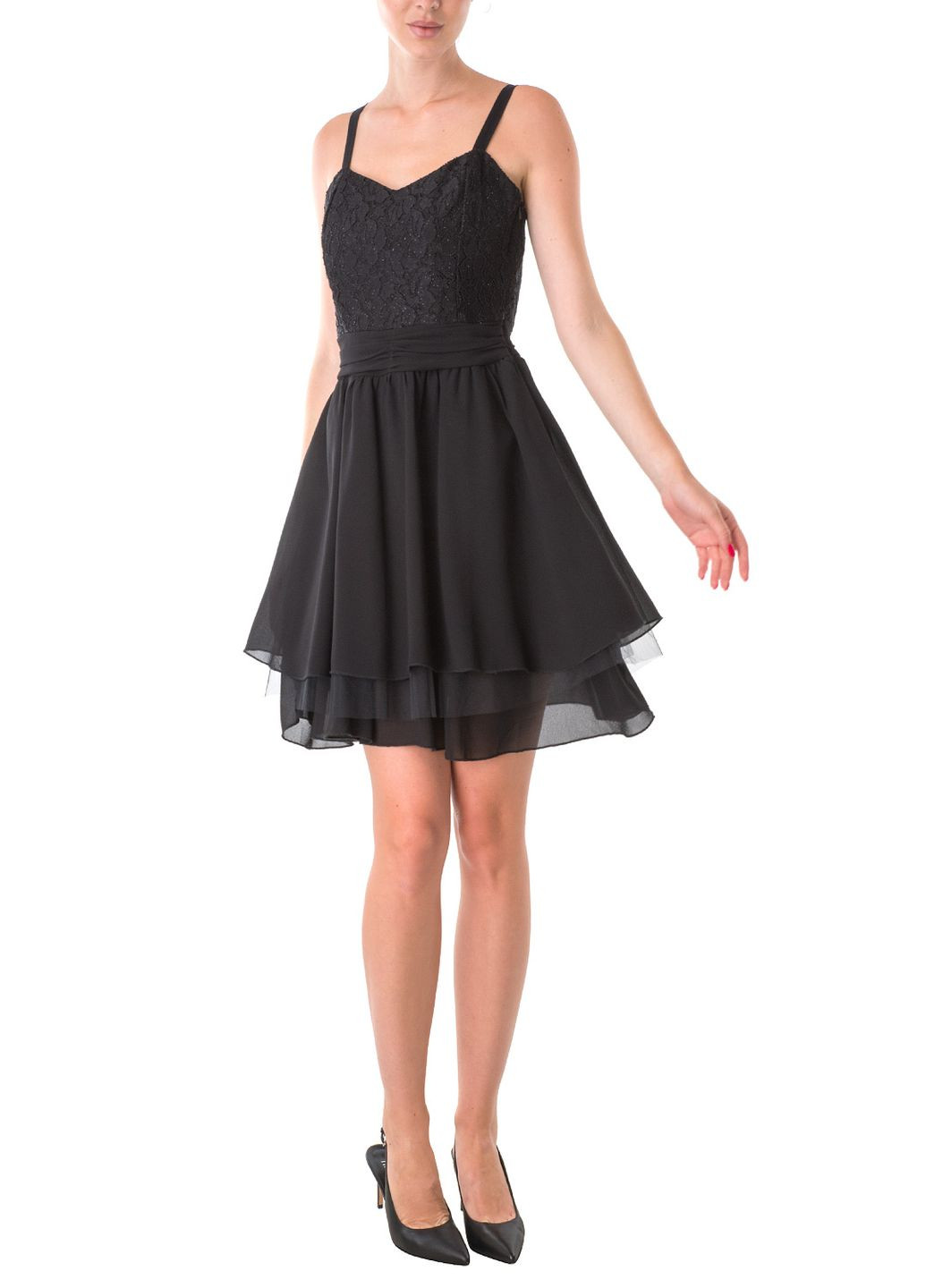 Чорна коктейльна плаття, сукня Miss Miss однотонна