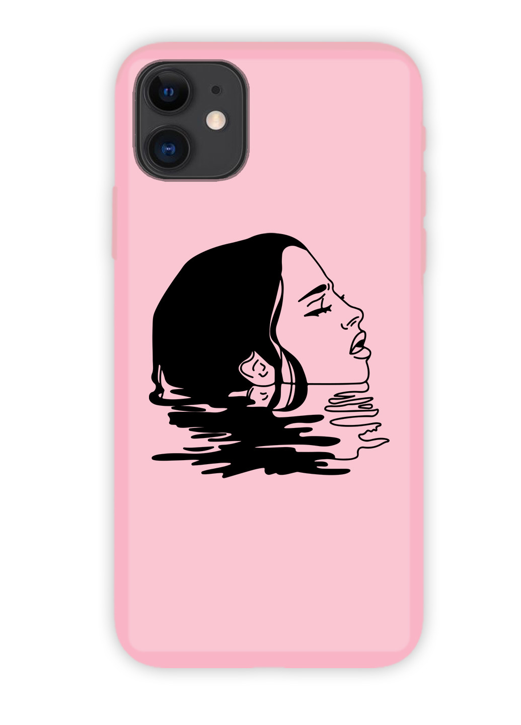 Чехол силиконовый Apple Iphone Xs Контурный минимализм (Contour minimalism) (8938-1362) MobiPrint (219776237)