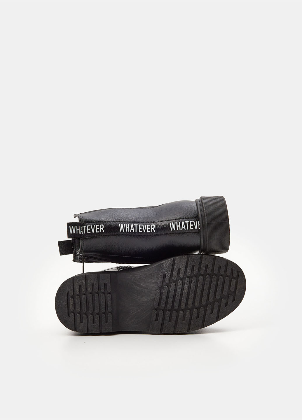 Черные кэжуал осенние ботинки Sinsay
