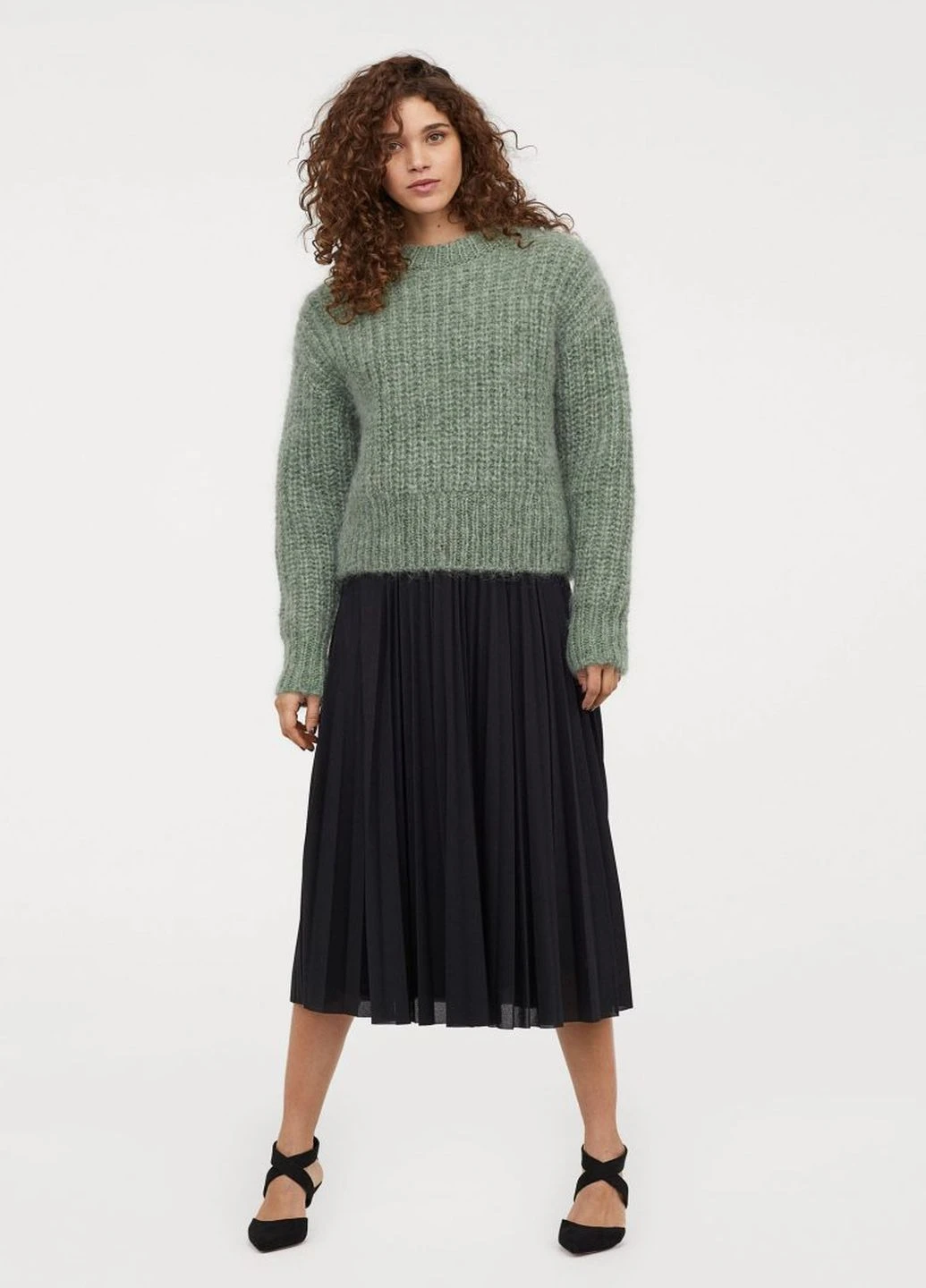 Черная юбка H&M