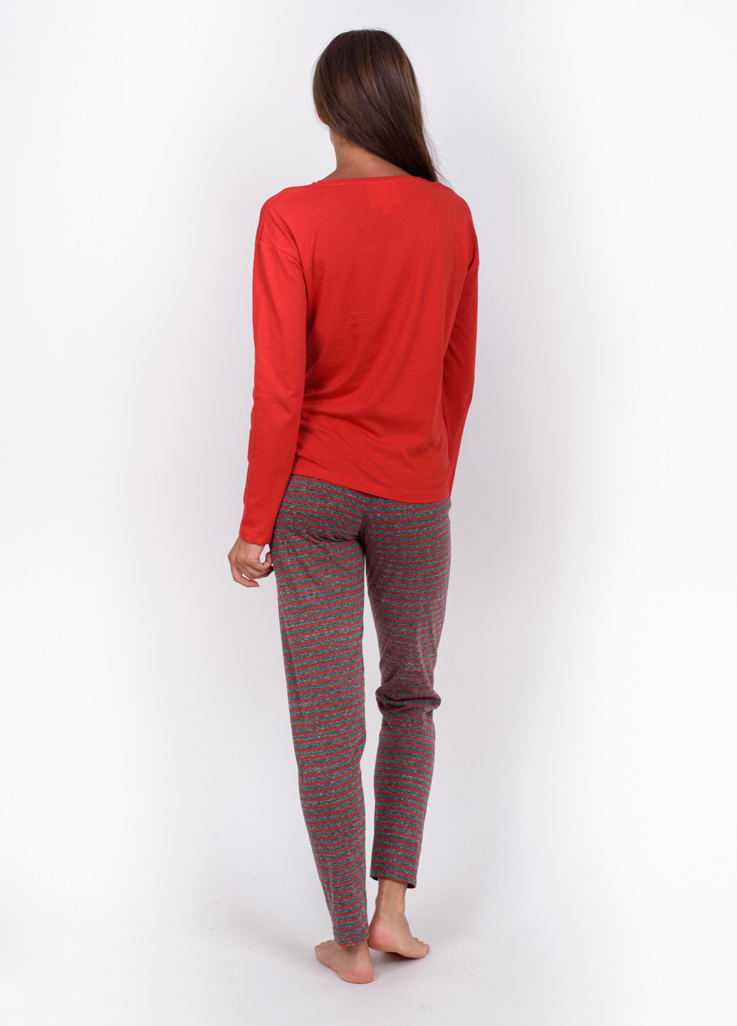 Червона всесезон піжама (лонгслів, брюки) лонгслив + брюки Women'secret