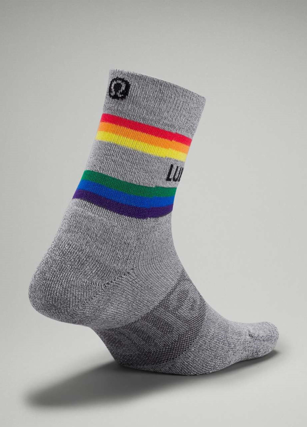 Серые носки Lululemon Athletica логотипы (348077122)