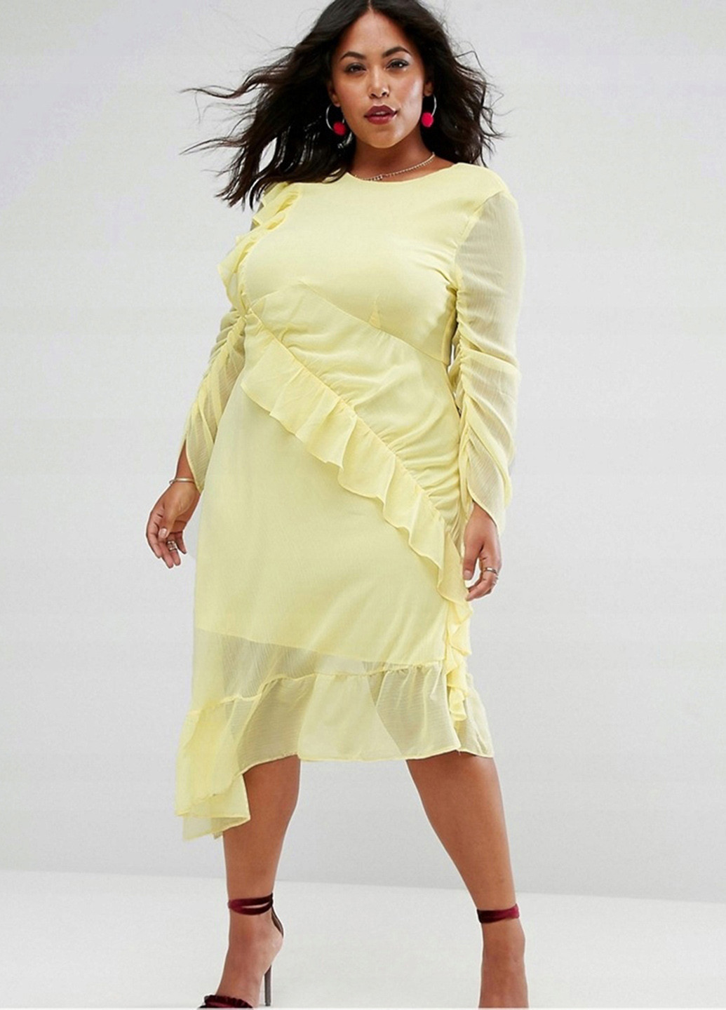 Жовтий кежуал платье Asos